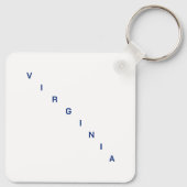 Virginia Sleutelhanger (Achterkant)