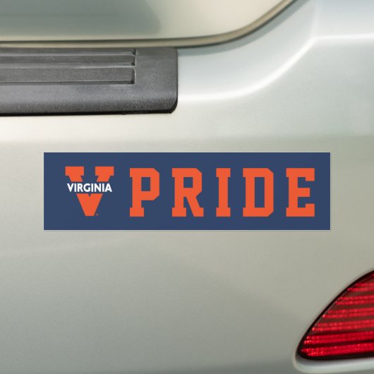 Virginia Split V Bumpersticker (Op auto)