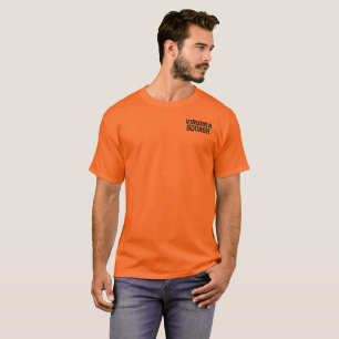 Virginia Squash oranje T-shirt met klein logo