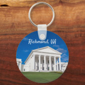 Virginia State Capitol Building Sleutelhanger (Voorkant)