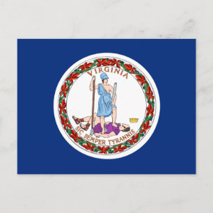 Virginia State Flag Briefkaart