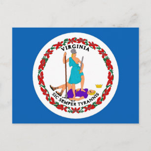 Virginia State Flag Briefkaart