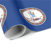 Virginia State Flag Cadeaupapier (Rol Hoek)