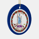 Virginia State Flag Keramisch Ornament (Rechts)