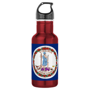 Virginia State Flag Liberty Bottle Waterfles