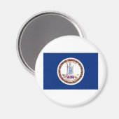 Virginia State Flag Magneet (Voorkant / Achterkant)