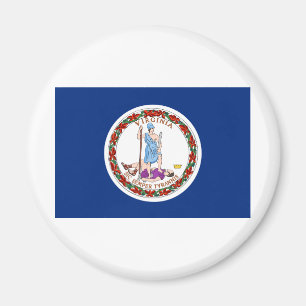 Virginia State Flag Magneet