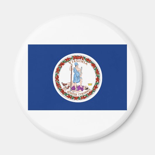 Virginia State Flag Magneet (Voorkant)