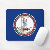 Virginia State Flag Muismat (Met muis)
