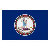 Virginia State Flag Perfect Poster (Voorkant)