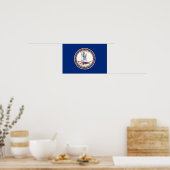 Virginia State Flag Poster (Keuken)