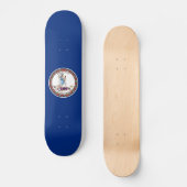 Virginia State Flag Skateboard (Voorkant)