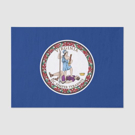 Virginia State Flag Tissuepapier (Voorkant)