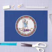Virginia State Flag Tissuepapier (Craft)