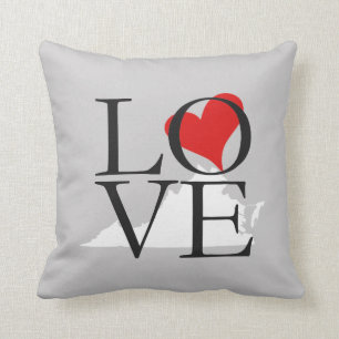 Virginia State Love Pillow Kussen