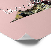 Virginia State Photo insert and town name Poster (Hoek)