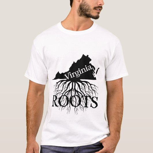 Virginia State Roots Vrouwen of Mannen Shirt (Voorkant)
