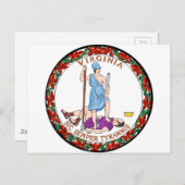 Virginia State seal.jpg Briefkaart (Voorkant / Achterkant)