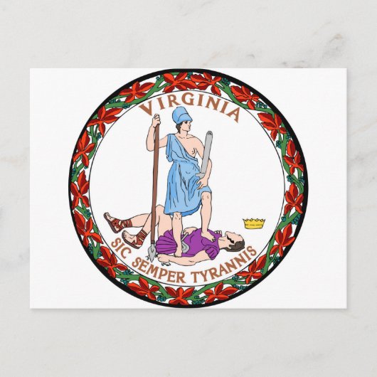 Virginia State seal.jpg Briefkaart (Voorkant)