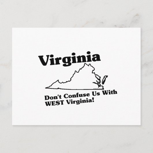 Virginia State Slogan Briefkaart (Voorkant)