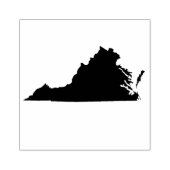 Virginia State Solid Rubber Art Stamp Rubberstempel (Afrduk)