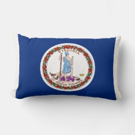 Virginia State Vlag Print Patriottisch Kussen