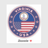 Virginia Sticker (Vel)