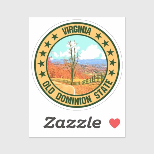 Virginia Sticker (Vel)