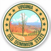 Virginia Sticker (Voorkant)