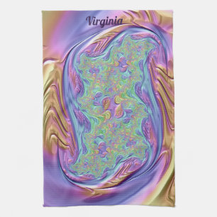 VIRGINIA ~ Sumptieus Patroon ~ ORIGINEEL design ~ Theedoek