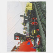 Virginia & Truckee 22 Steam Train Engine Fleece Deken (Voorkant)