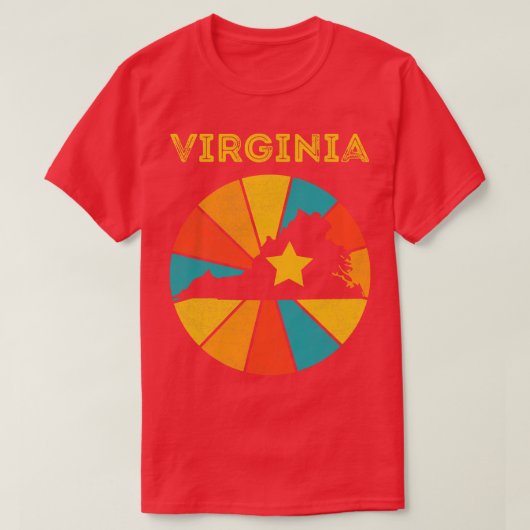 Virginia  Verdrietig Souvenir 1 T-shirt (Design voorkant)