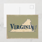 Virginia, Verenigde Staten Briefkaart (Voorkant / Achterkant)