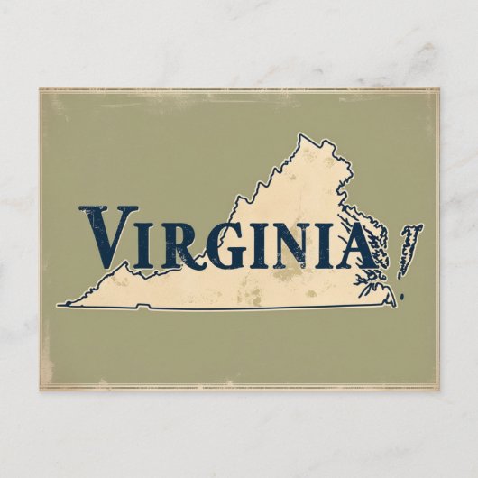 Virginia, Verenigde Staten Briefkaart (Voorkant)