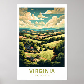 Virginia Verenigde Staten Travel Print