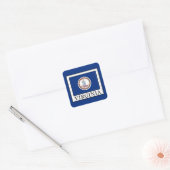 Virginia Vierkante Sticker (Envelop)