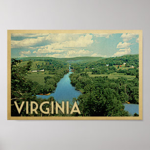 Virginia Vintage Travel Poster James