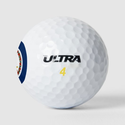 Virginia vlag golfballen (Logo)