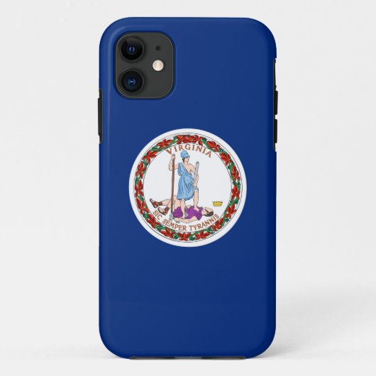 virginia vlag verenigd - amerika - symbool Case-Mate iPhone case (Achterkant)