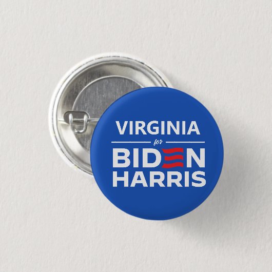 Virginia voor Biden Harris Ronde Button 3,2 Cm (Voorkant /achterkant)