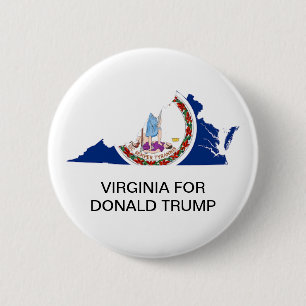 Virginia voor DONALD TRUMP Presidentiële Button 2