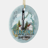 Virginia Vuurtoren Ornament (Rechts)