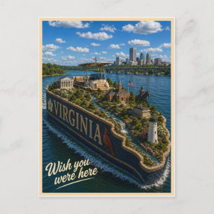 Virginia   Was je maar hier   State Serie Briefkaart