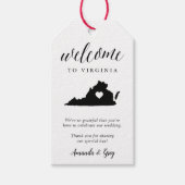 Virginia Wedding Welcome Cadeaulabel (Voorkant)