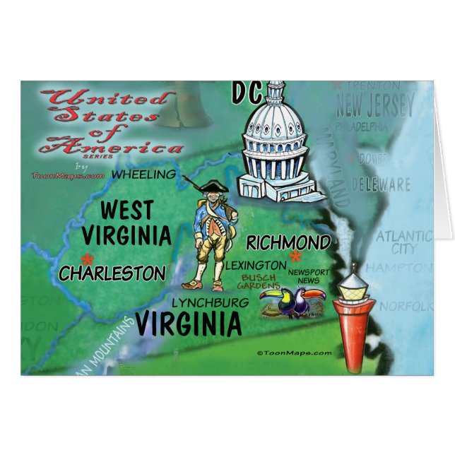 Virginia West Virginia USA (Voorkant Horizontaal)