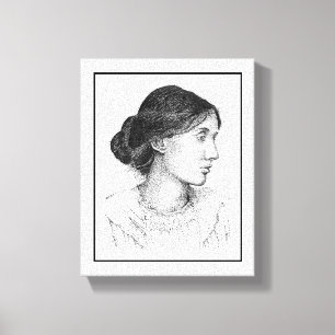 Virginia Woolf 2004 Mark Edward Westerfield Canvas Afdruk