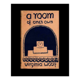 Virginia Woolf Book Hoesje A Room of One Perfect Poster