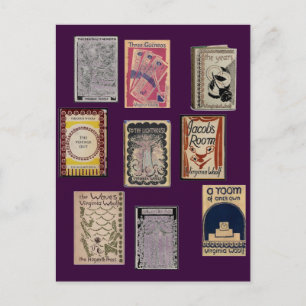 Virginia Woolf Books Briefkaart