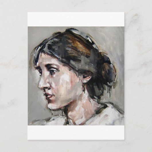 Virginia Woolf Briefkaart (Voorkant)