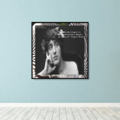 Virginia Woolf & Citation d'écriture Toile imprimé (Insitu (Plancher de Bois))